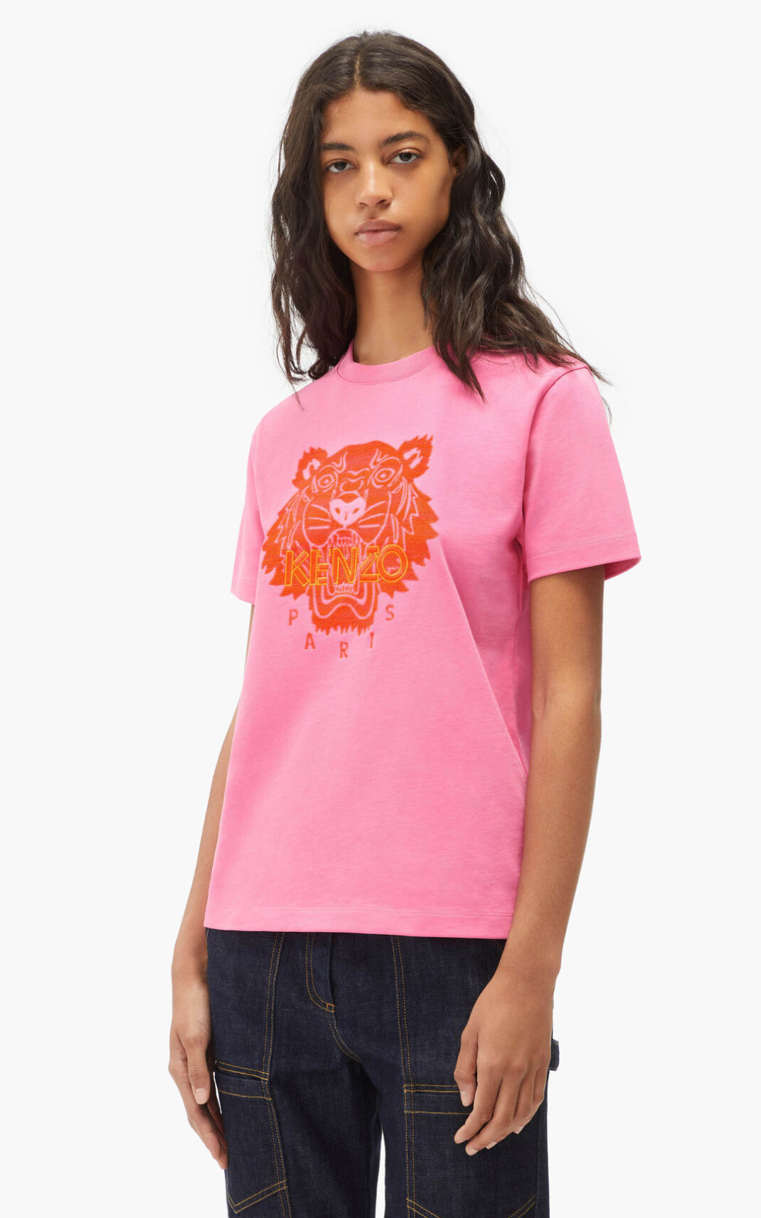 Kenzo Loose Tiger Majice Ženske - Roze - Hrvatska TKCROH870